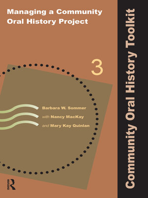 cover image of Managing a Community Oral History Project